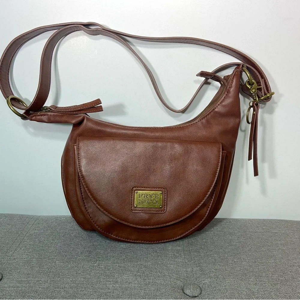 FRYE AND CO. Faux Leather Crossbody Shoulder Bag - Picture 3 of 16